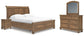 Vandenmore California  Storage Sleigh Bed With Mirrored Dresser And Nightstand