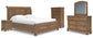 Vandenmore California  Storage Sleigh Bed With Mirrored Dresser, Chest And Nightstand