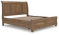 Vandenmore California  Storage Sleigh Bed With Mirrored Dresser, Chest And Nightstand