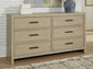 Calmoro  Bookcase Bed With Mirrored Dresser