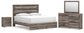 Urbanoore  Panel Bed, Dresser, Mirror And Nightstand