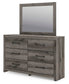 Urbanoore  Panel Bed, Dresser, Mirror And Nightstand
