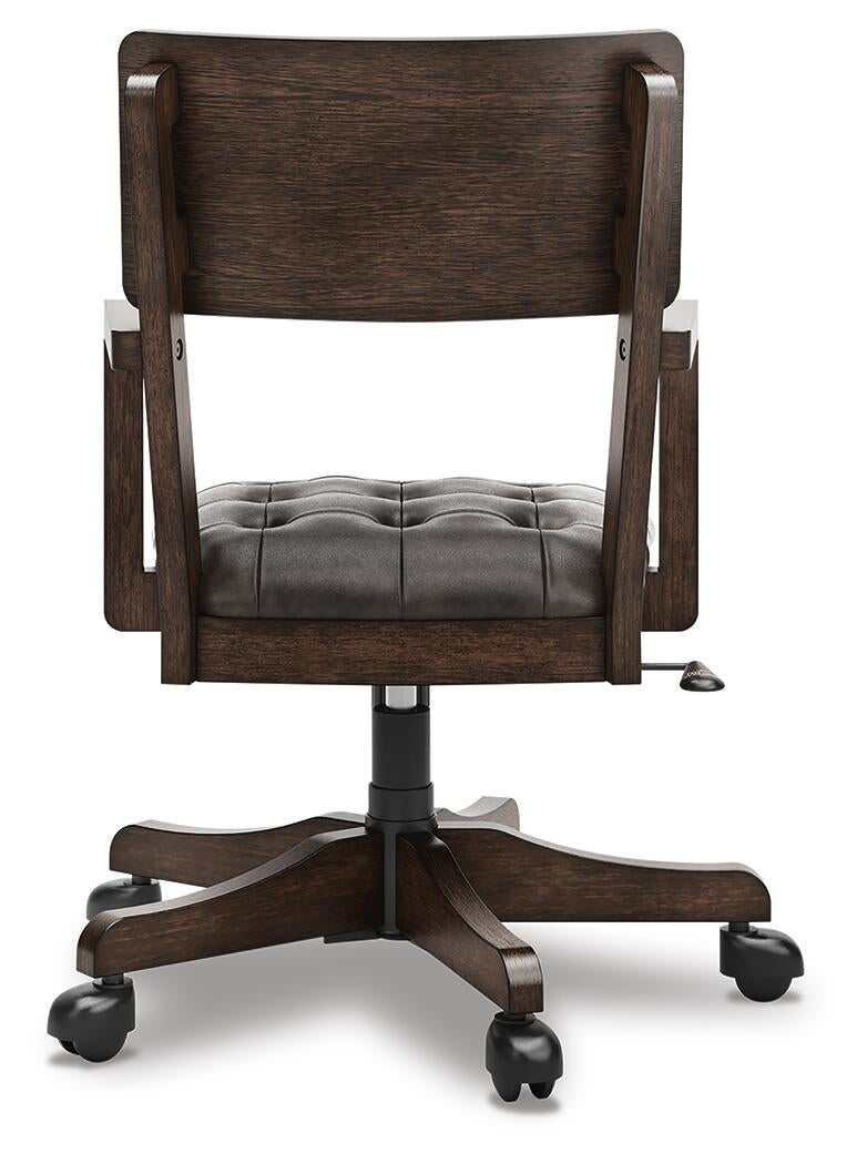 Brecton Home Office Desk With Chair And Storage