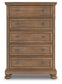 Vandenmore California  Panel Bed With Mirrored Dresser, Chest And Nightstand