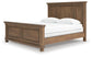 Vandenmore California  Panel Bed With Mirrored Dresser, Chest And Nightstand