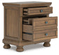 Vandenmore California  Panel Bed With Mirrored Dresser, Chest And Nightstand