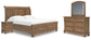 Vandenmore  Storage Sleigh Bed With Mirrored Dresser And Nightstand
