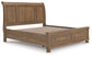 Feddinger  Storage Sleigh Bed With Mirrored Dresser, Chest And Nightstand