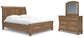 Vandenmore California  Storage Sleigh Bed With Mirrored Dresser