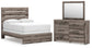 Urbanoore  Panel Bed, Dresser And Mirror