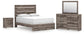 Urbanoore  Panel Bed, Dresser, Mirror And Nightstand