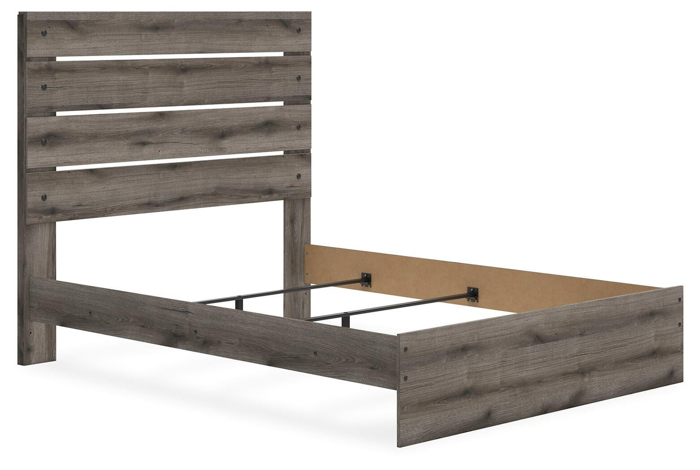 Graystorm  Panel Bed, Dresser, Mirror, Chest And Nightstand