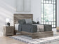 Graystorm  Panel Bed, Dresser, Mirror, Chest And Nightstand