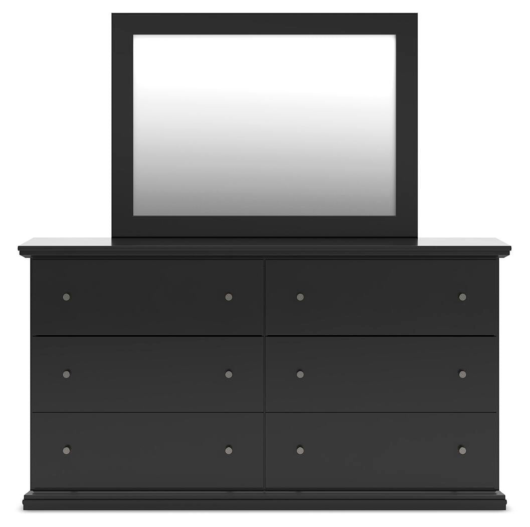 Maribel  Panel Bed, Dresser, Mirror, Chest And Nightstand