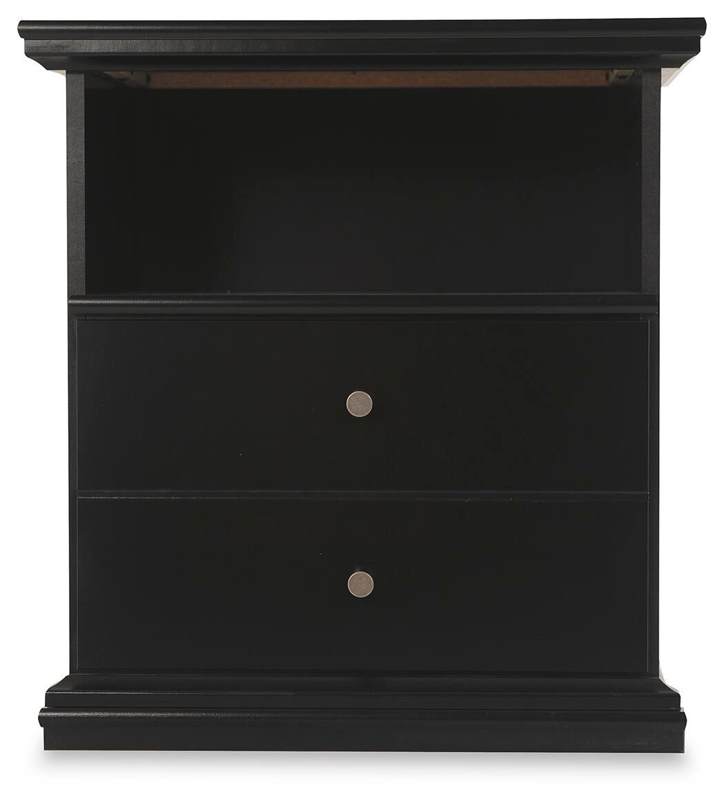 Maribel  Panel Bed, Dresser, Mirror, Chest And Nightstand