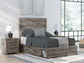 Graystorm  Panel Storage Bed, Dresser And Mirror