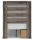 Graystorm  Panel Storage Bed, Dresser, Mirror, Chest And Nightstand