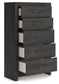 Hollivern  Panel Bed, Dresser, Mirror, Chest And Nightstand