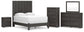 Parlayon  Panel Bed, Dresser, Mirror, Chest And Nightstand