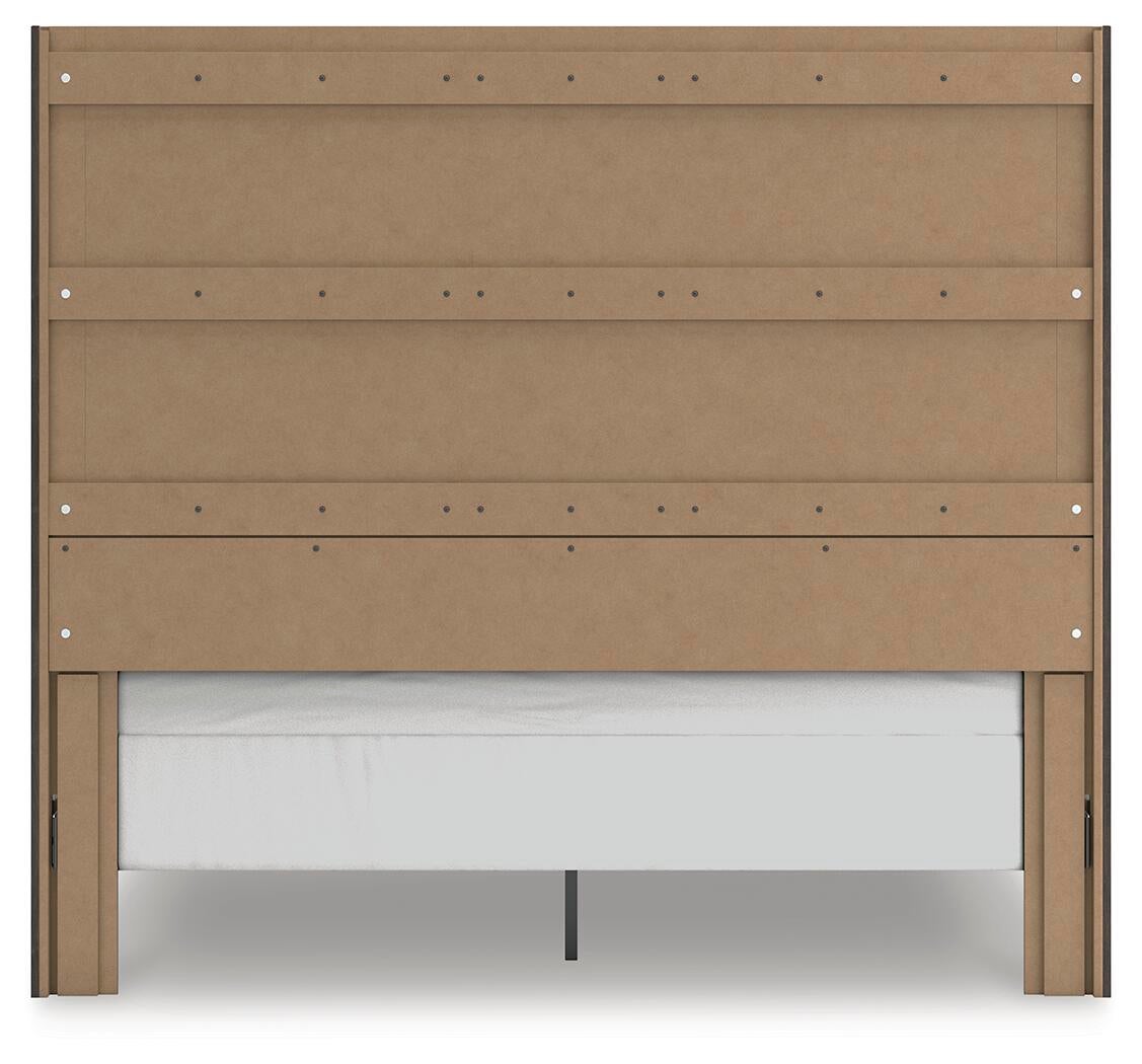 Fraluna  Panel Bed, Dresser And Mirror