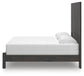 Fraluna  Panel Bed, Dresser And Mirror