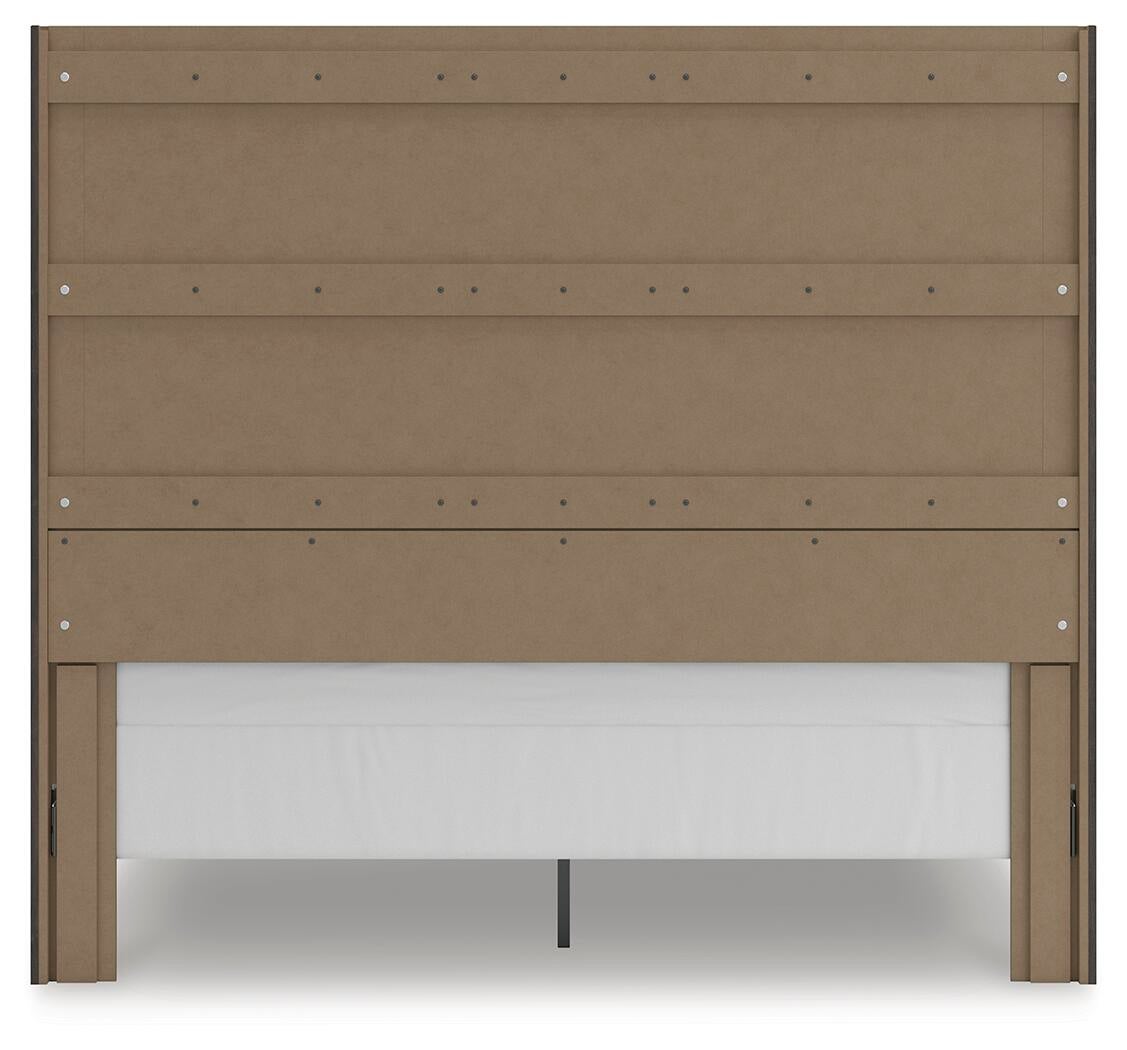 Fraluna  Panel Storage Bed, Dresser, Mirror And Nightstand