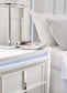 Chalanna California  Upholstered Storage Bed, Dresser, Mirror And Nightstand