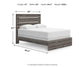 Graystorm  Panel Bed, Dresser And Mirror