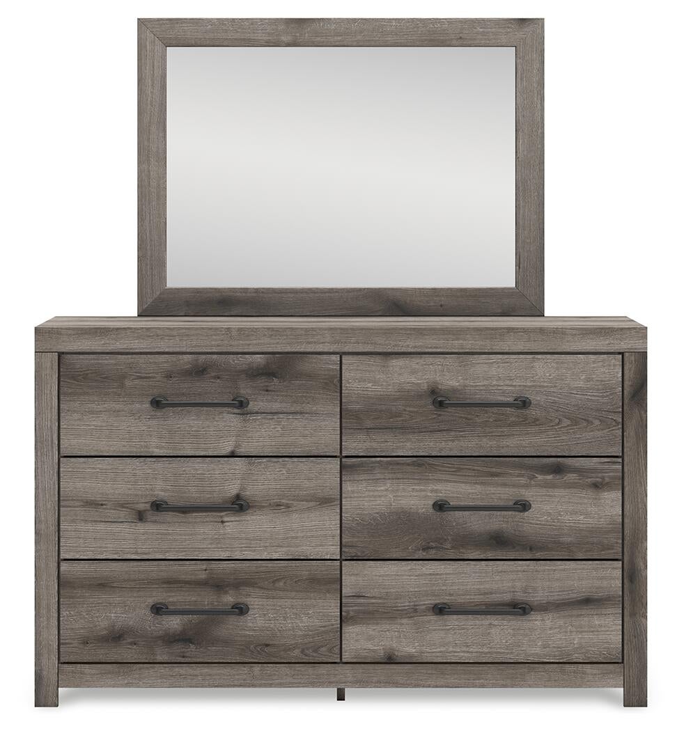 Urbanoore  Panel Storage Bed, Dresser And Mirror