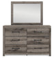 Urbanoore  Panel Storage Bed, Dresser And Mirror
