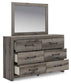 Urbanoore  Panel Storage Bed, Dresser And Mirror