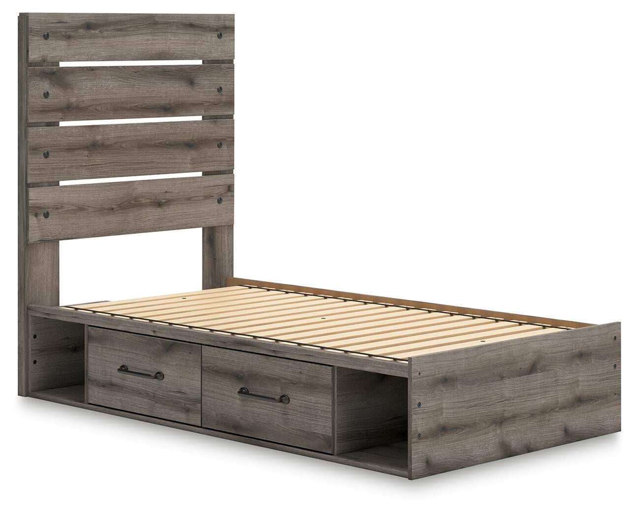 Urbanoore  Panel Storage Bed, Dresser And Mirror