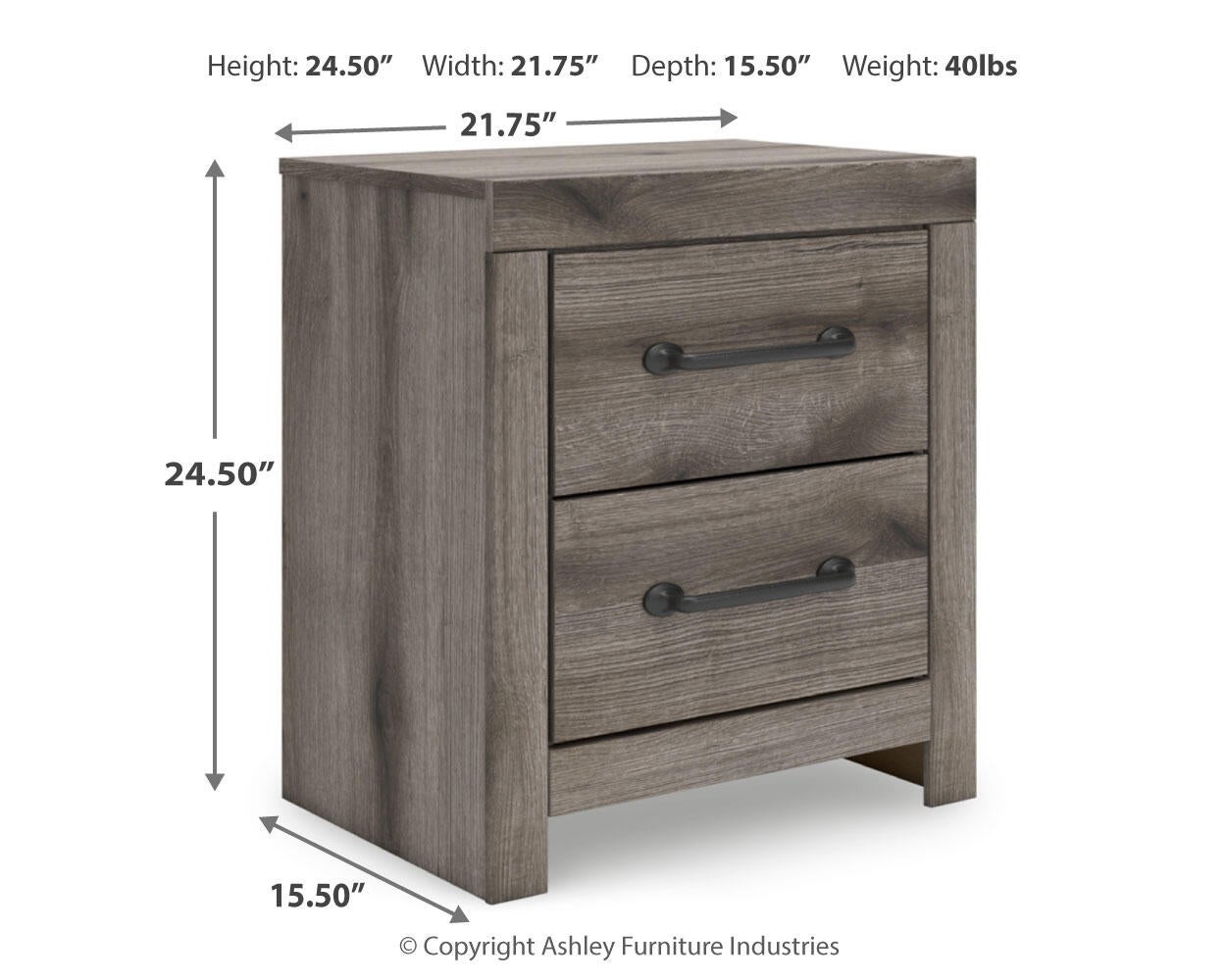 Urbanoore  Panel Bed, Dresser, Mirror, Chest And Nightstand