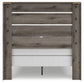 Graystorm  Panel Bed, Dresser, Mirror, Chest And Nightstand