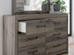 Urbanoore  Panel Bed, Dresser And Mirror