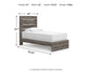 Urbanoore  Panel Bed, Dresser And Mirror