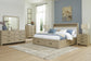 Calmoro  Bookcase Bed With Mirrored Dresser