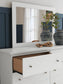 Bostwick Shoals  Panel Bed, Dresser And Mirror