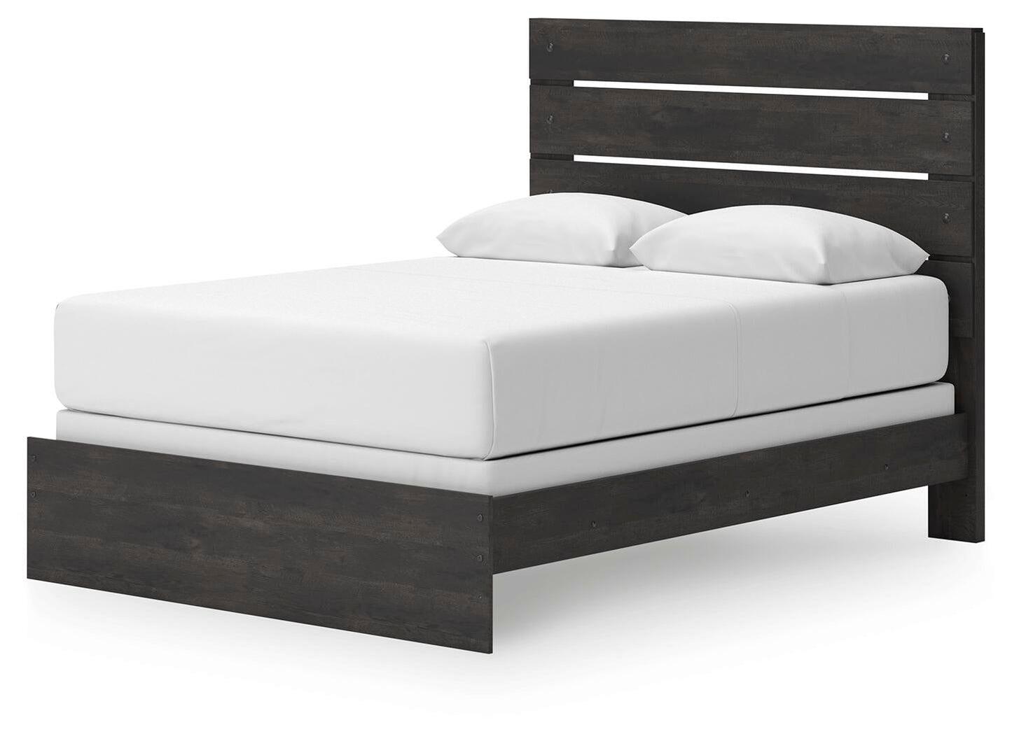 Hollivern  Panel Bed, Dresser, Mirror, Chest And Nightstand