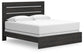 Delmorta  Panel Bed, Dresser, Mirror And Nightstand