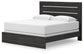 Delmorta  Panel Bed, Dresser, Mirror And Nightstand