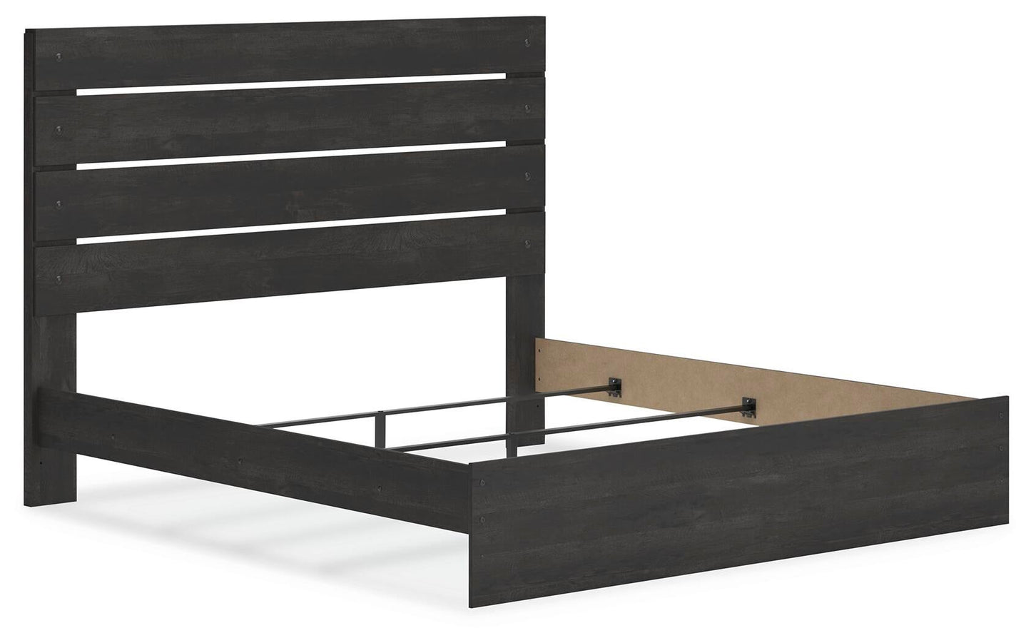 Delmorta  Panel Bed, Dresser, Mirror And Nightstand
