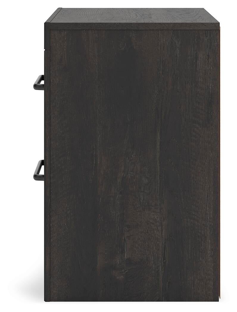 Delmorta  Panel Bed, Dresser, Mirror And Nightstand
