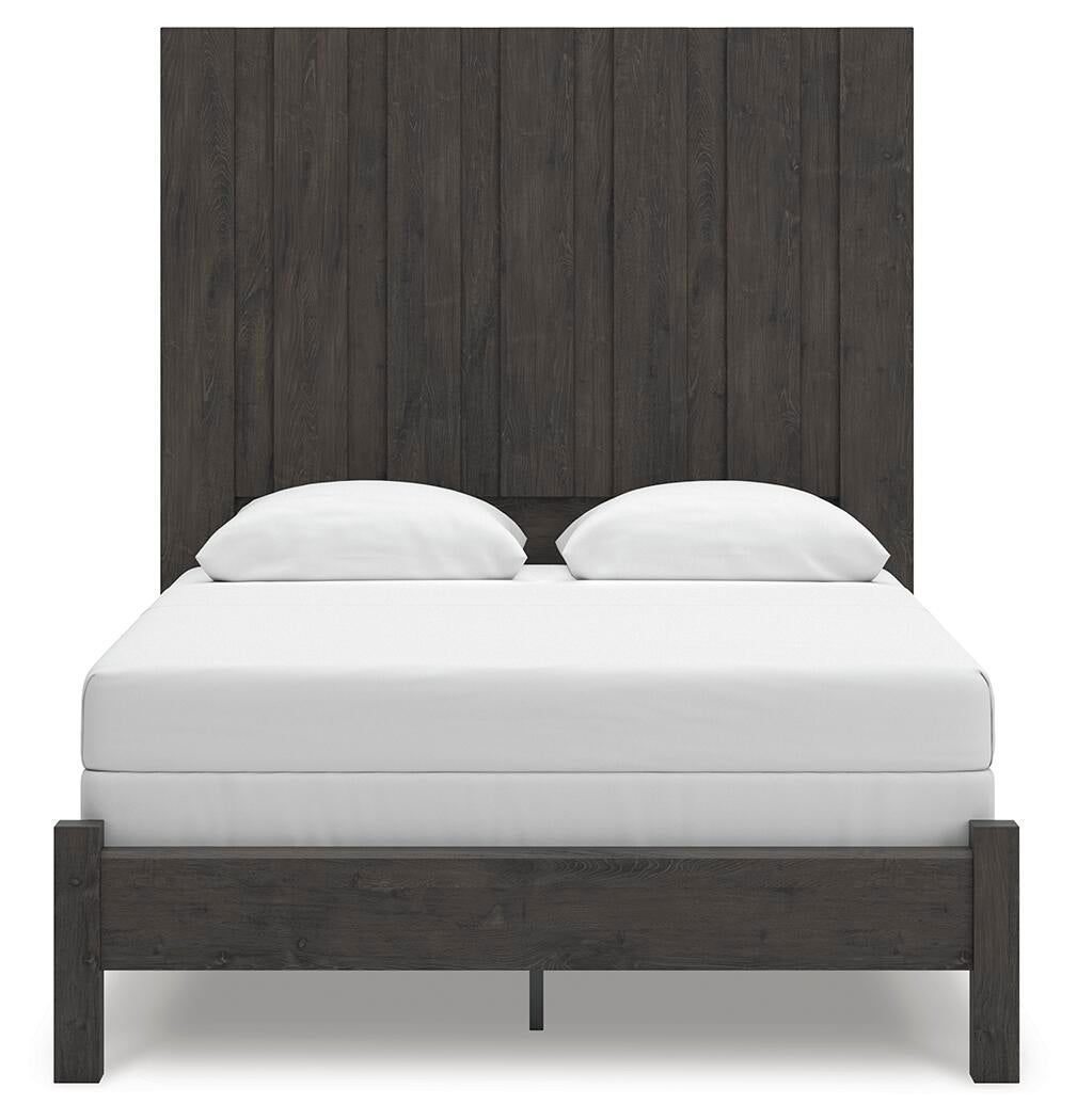 Fraluna  Panel Bed, Dresser And Mirror