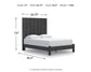 Fraluna  Panel Bed, Dresser And Mirror