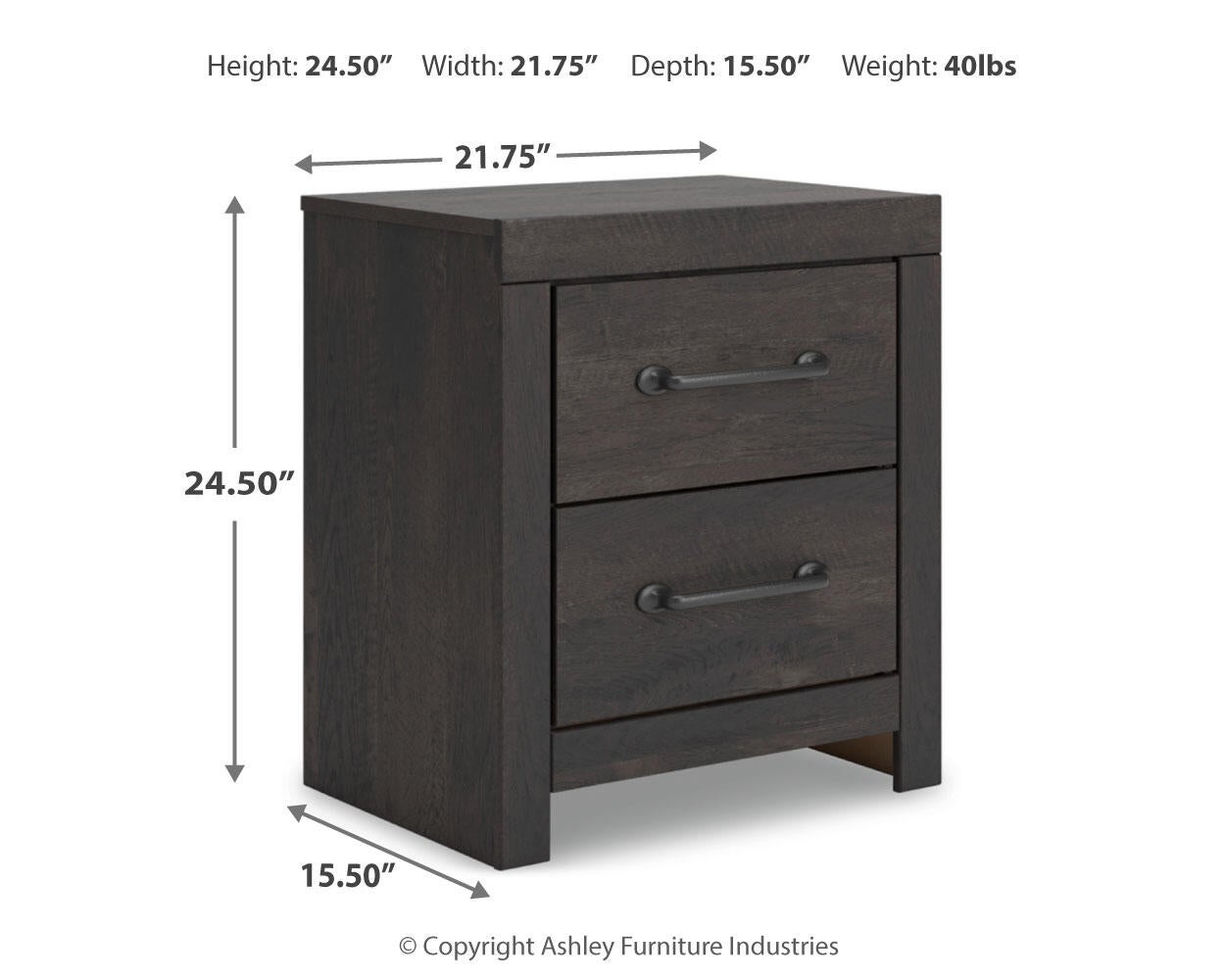 Delmorta  Panel Bed With Storage, Dresser, Mirror And Nightstand