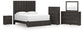 Parlayon  Panel Storage Bed, Dresser, Mirror, Chest And Nightstand