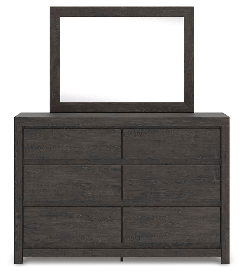 Parlayon  Panel Storage Bed, Dresser, Mirror, Chest And Nightstand