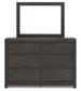 Parlayon  Panel Storage Bed, Dresser, Mirror, Chest And Nightstand