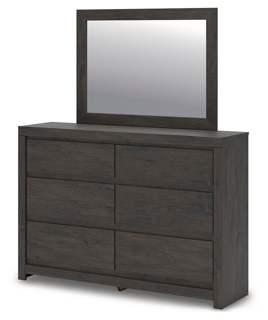 Parlayon  Panel Storage Bed, Dresser, Mirror, Chest And Nightstand